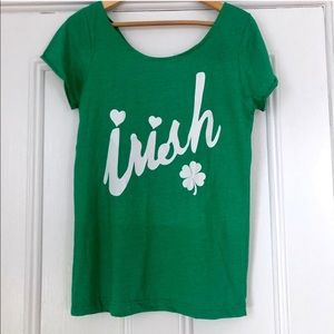 NWOT Irish Green T Shirt